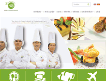 Tablet Screenshot of noibaicatering.com.vn
